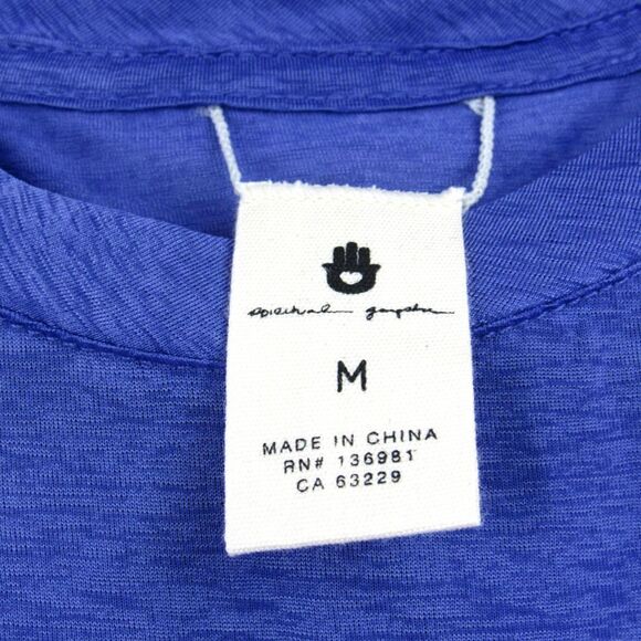 SPIRITUAL GANGSTER X PELOTON WOMEN’S MUSCLE TEE IN BLUE SZ M - Picture 3 of 5